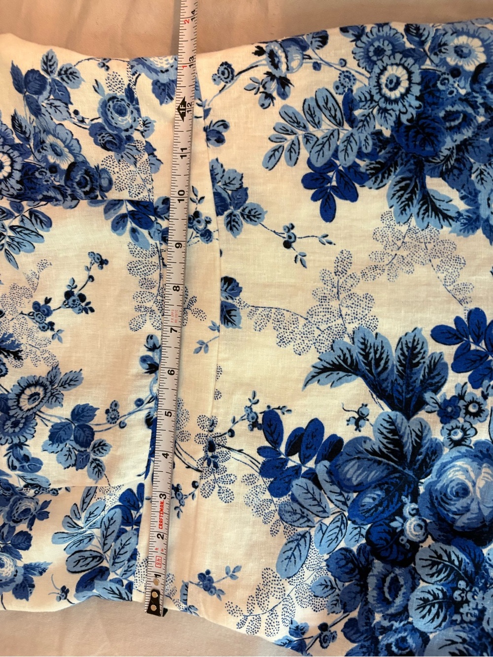 Maeve Anthropologie Blue Floral Drop Waist Maxi Dress XS Linen Blend - Picture 11 of 12